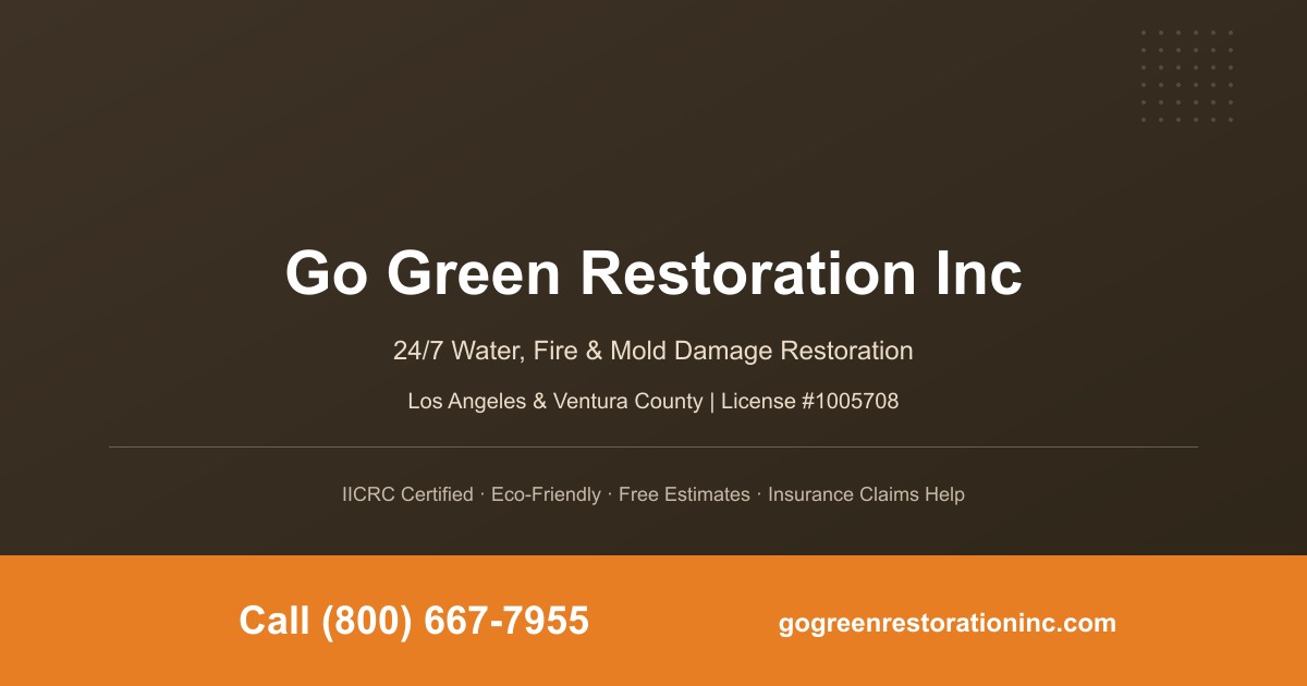 Go Green Restoration Los Angeles